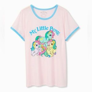 Torrid Pink My Little Pony Classic Fit Ringer Tee - Size 2